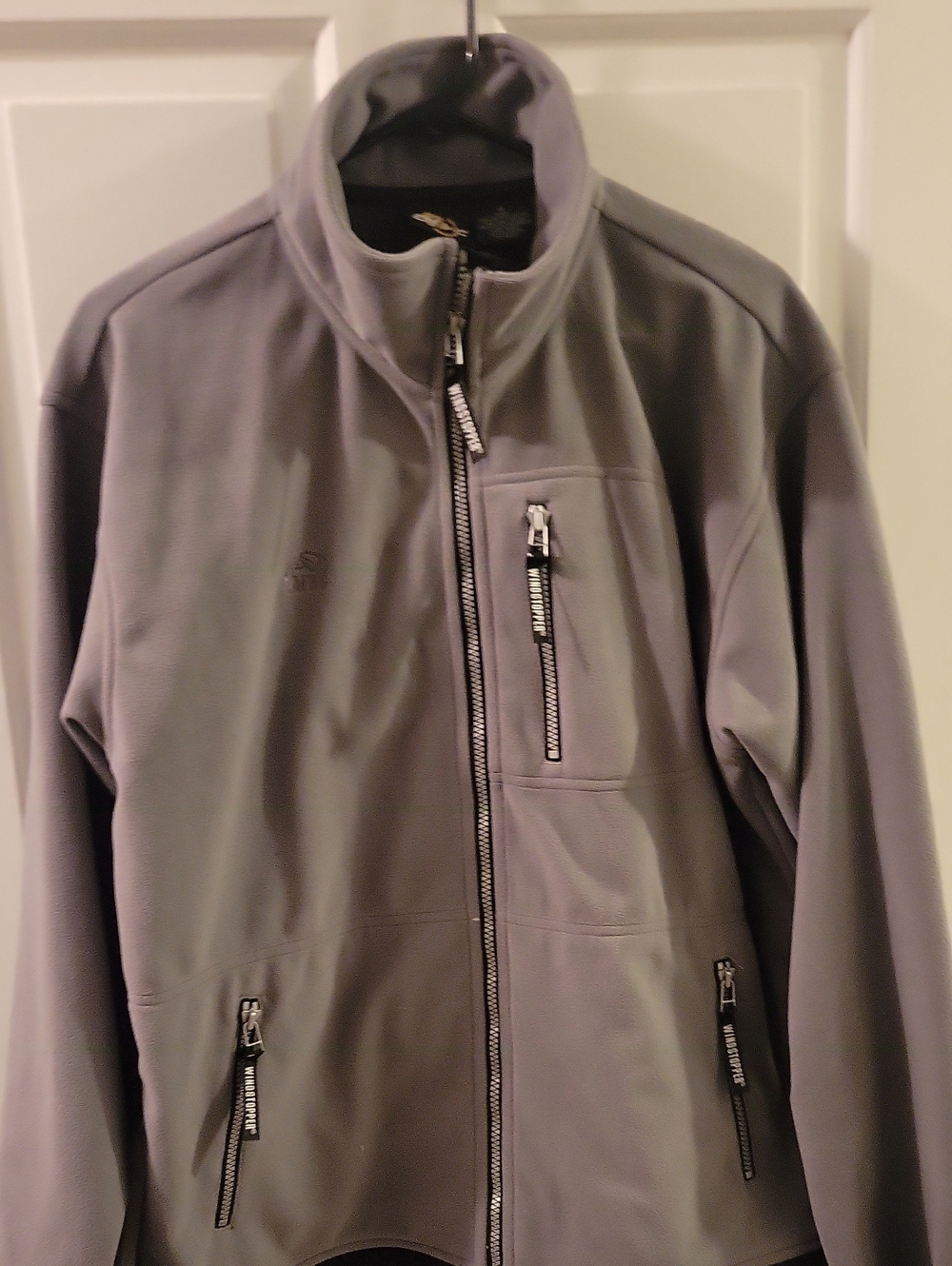 Afrc Men's Light Gray Lightweight Jacket with Zip Pockets